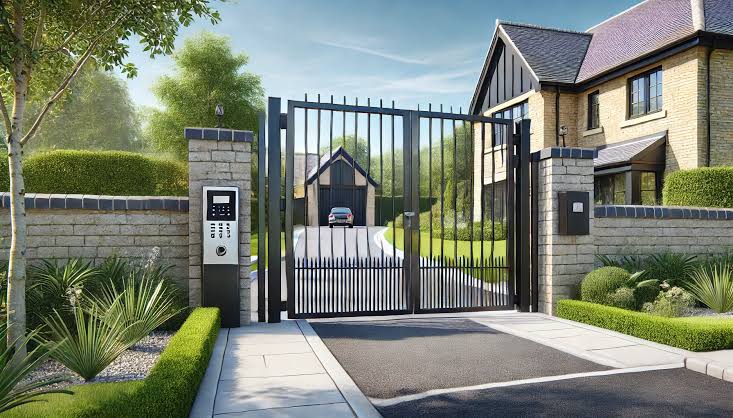 automatic gate installation